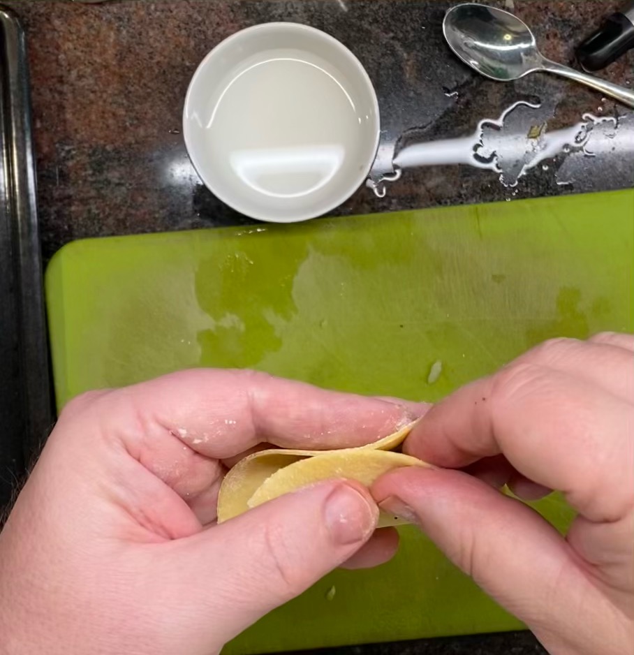 Fold the pasta